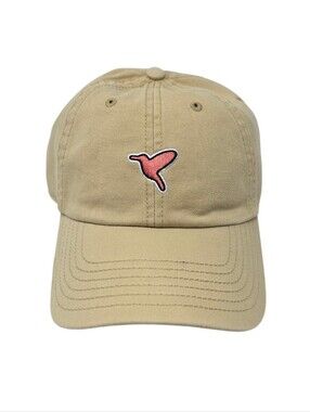NWOT Birddogs Free The Bird Dad Hat Khaki Cotton Strapback Baseball Cap